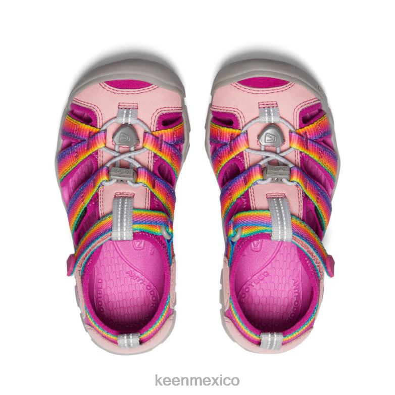 KEEN seacamp ii cnx pequeños niños arcoiris/festival fucsia calzado TXRFD854