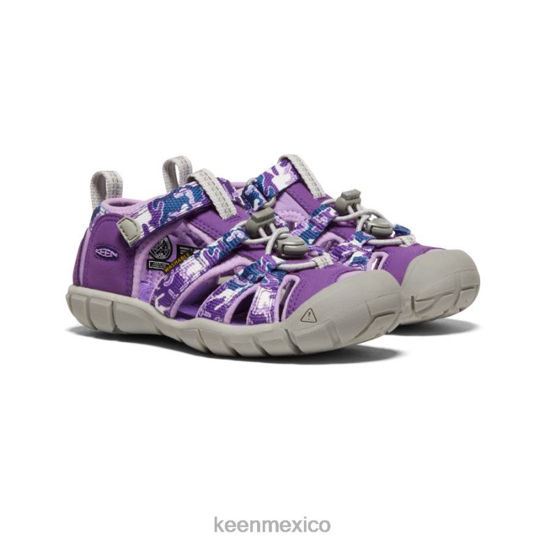 KEEN seacamp ii cnx pequeños niños camuflaje/tillandsia morado calzado TXRFD851