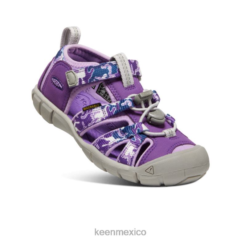 KEEN seacamp ii cnx pequeños niños camuflaje/tillandsia morado calzado TXRFD851