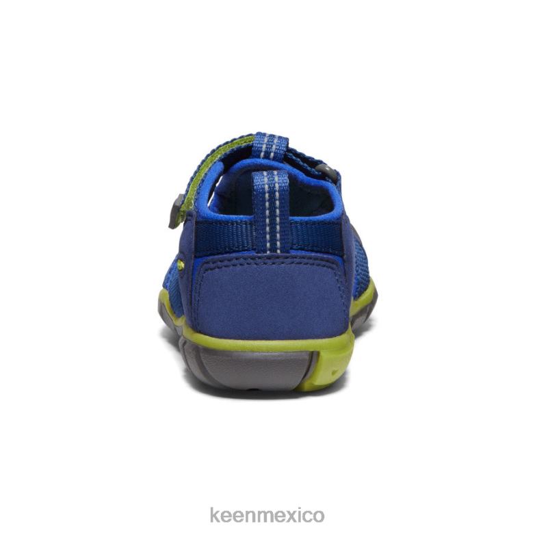 KEEN seacamp ii cnx pequeños niños profundidades azules/chartreuse calzado TXRFD846