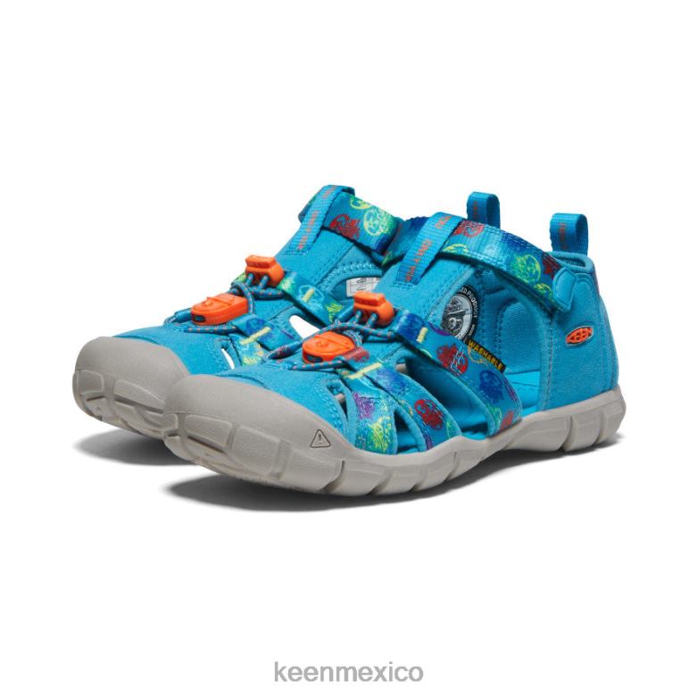 KEEN seacamp ii cnx x oso ahumado niños grandes oso ahumado/azul fiordo calzado TXRFD800