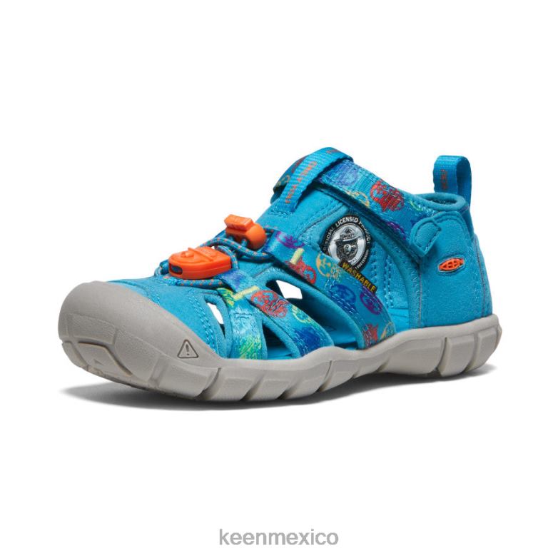 KEEN seacamp ii cnx x oso ahumado pequeños niños oso ahumado/azul fiordo calzado TXRFD858