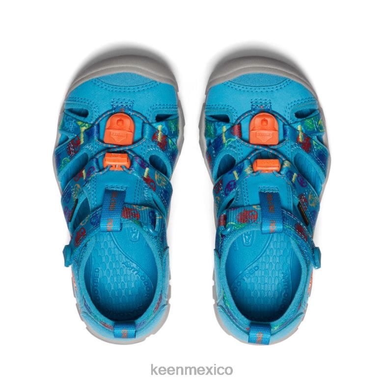 KEEN seacamp ii cnx x oso ahumado pequeños niños oso ahumado/azul fiordo calzado TXRFD858