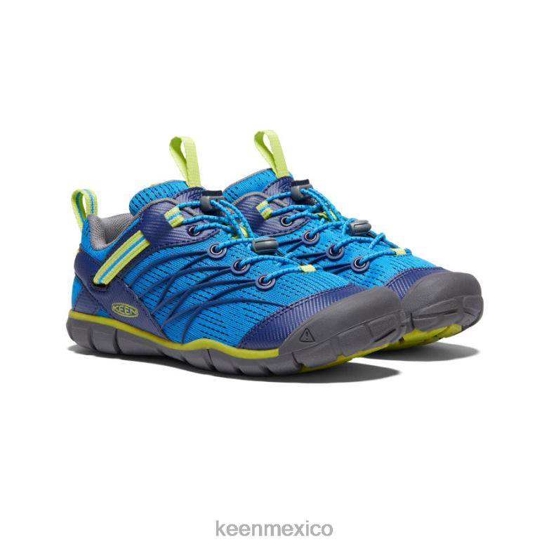 KEEN chandler cnx niños grandes azul brillante / profundidades azules calzado TXRFD893