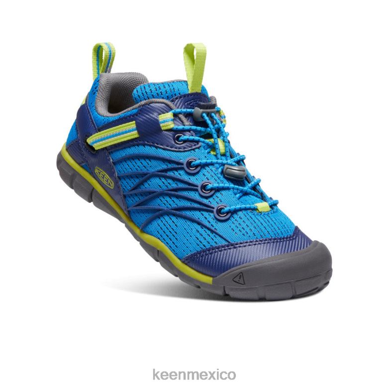 KEEN chandler cnx niños grandes azul brillante / profundidades azules calzado TXRFD893