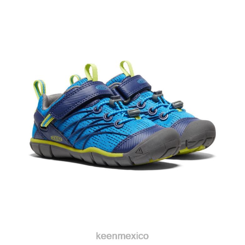 KEEN chandler cnx pequeños niños azul brillante / profundidades azules calzado TXRFD888