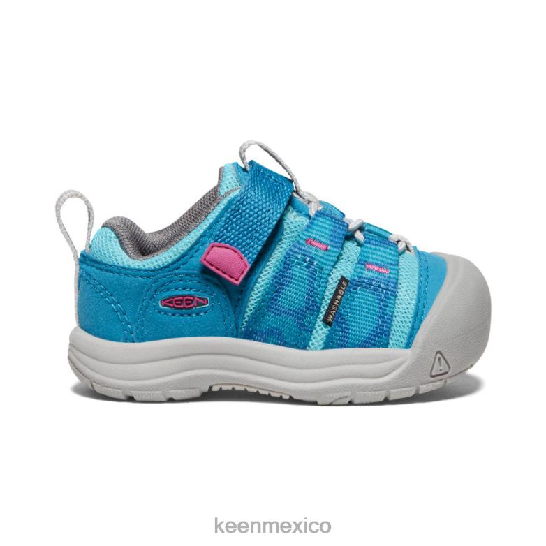 KEEN newport h2sho niños pequeños azul fiordo/fucsia festival calzado TXRFD914