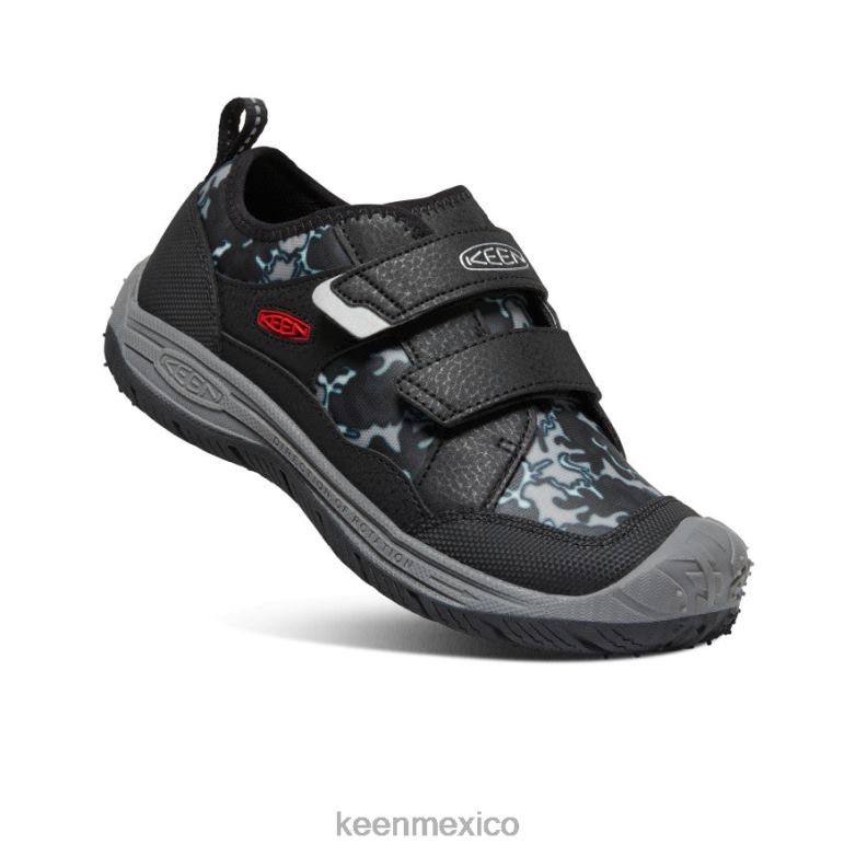 KEEN sabueso de velocidad niños grandes negro/camuflaje calzado TXRFD871