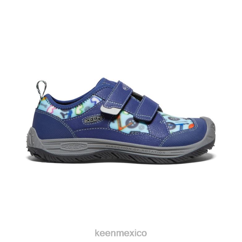 KEEN sabueso de velocidad niños grandes profundidades azules/negro calzado TXRFD874