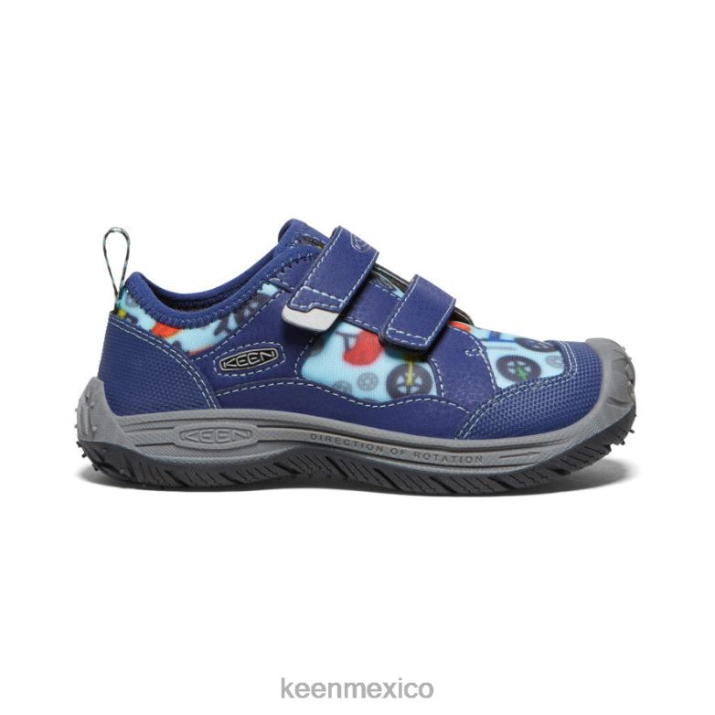 KEEN sabueso de velocidad pequeños niños profundidades azules/negro calzado TXRFD812