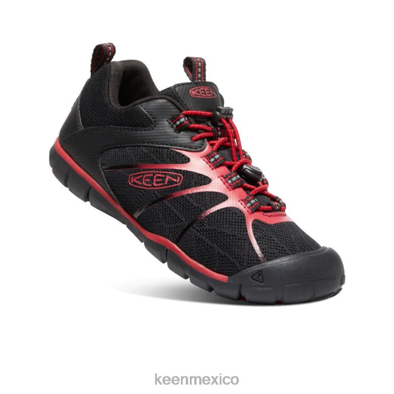 KEEN zapatillas chandler 2 cnx niños grandes alfombra negra/roja calzado TXRFD881
