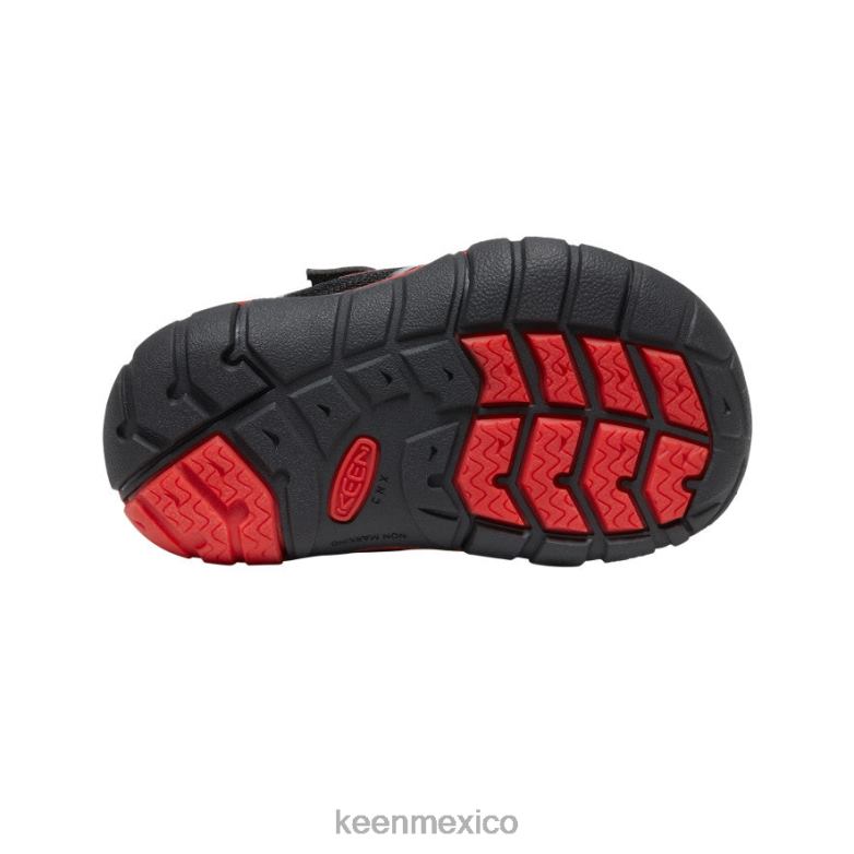 KEEN zapatillas chandler 2 cnx niños pequeños alfombra negra/roja calzado TXRFD885