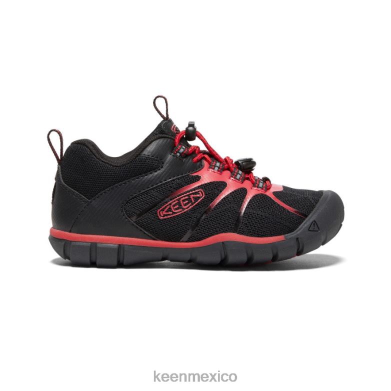 KEEN zapatillas chandler 2 cnx pequeños niños alfombra negra/roja calzado TXRFD901