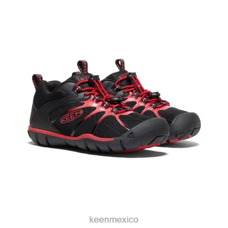 KEEN zapatillas chandler 2 cnx pequeños niños alfombra negra/roja calzado TXRFD901