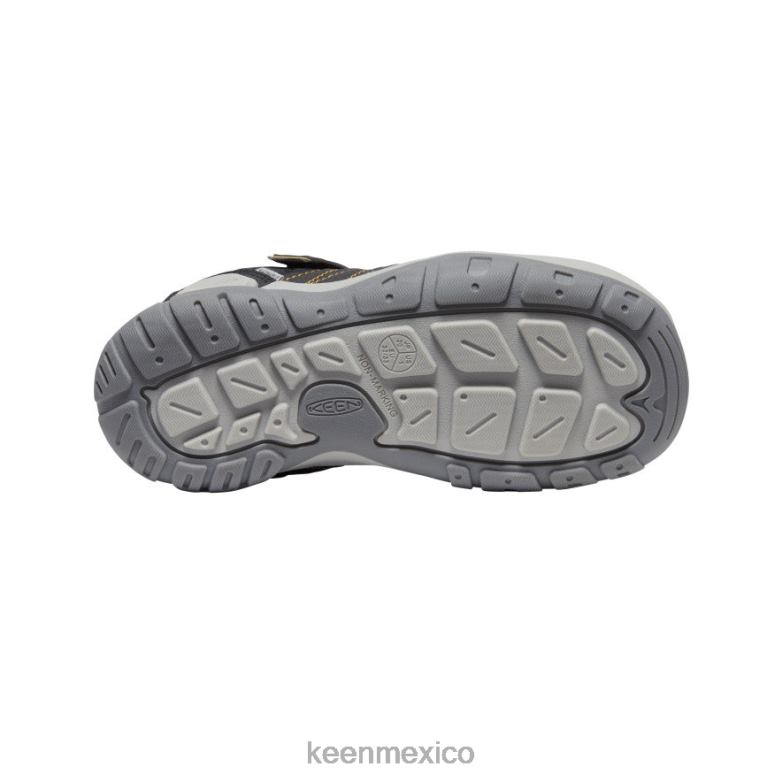 KEEN zapatillas con pico y nudo niños grandes amarillo negro calzado TXRFD976