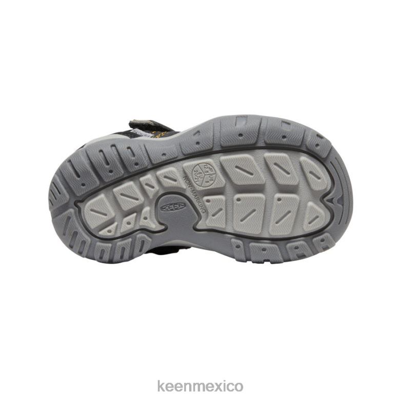 KEEN zapatillas con pico y nudo niños pequeños amarillo negro calzado TXRFD934