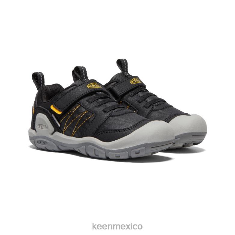 KEEN zapatillas con pico y nudo pequeños niños amarillo negro calzado TXRFD971