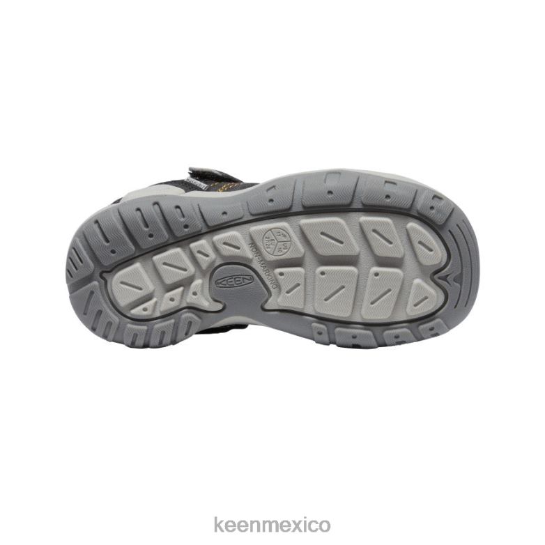 KEEN zapatillas con pico y nudo pequeños niños amarillo negro calzado TXRFD971