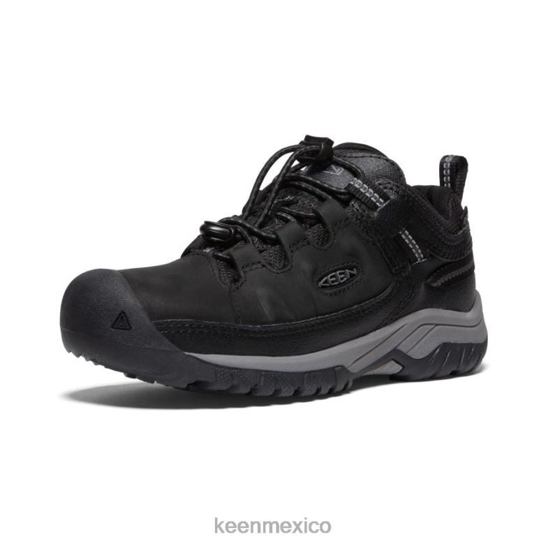KEEN zapato impermeable targhee niños grandes negro/gris acero calzado TXRFD842