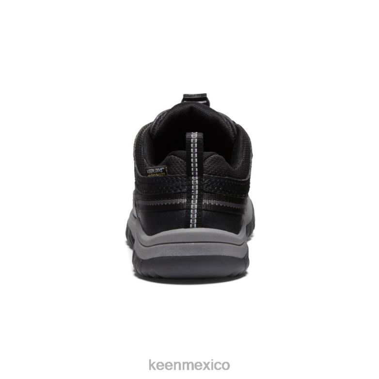 KEEN zapato impermeable targhee niños grandes negro/gris acero calzado TXRFD842