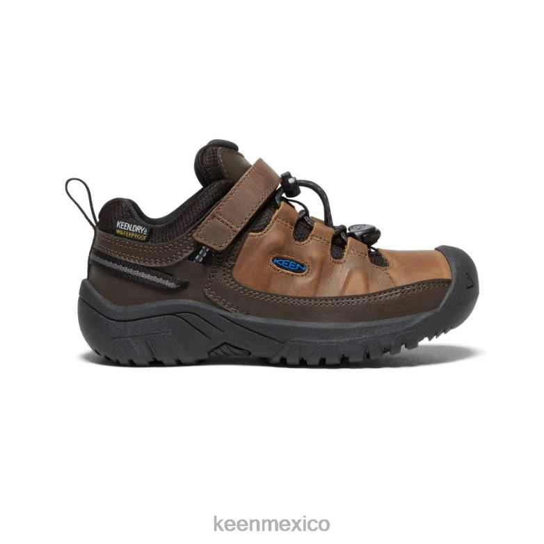 KEEN zapato impermeable targhee pequeños niños grano de café/bisonte calzado TXRFD911